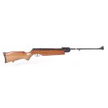 .22 Gamo Magnum break barrel air rifle, hooded blade and ramp foresight, adjustable rear sight,