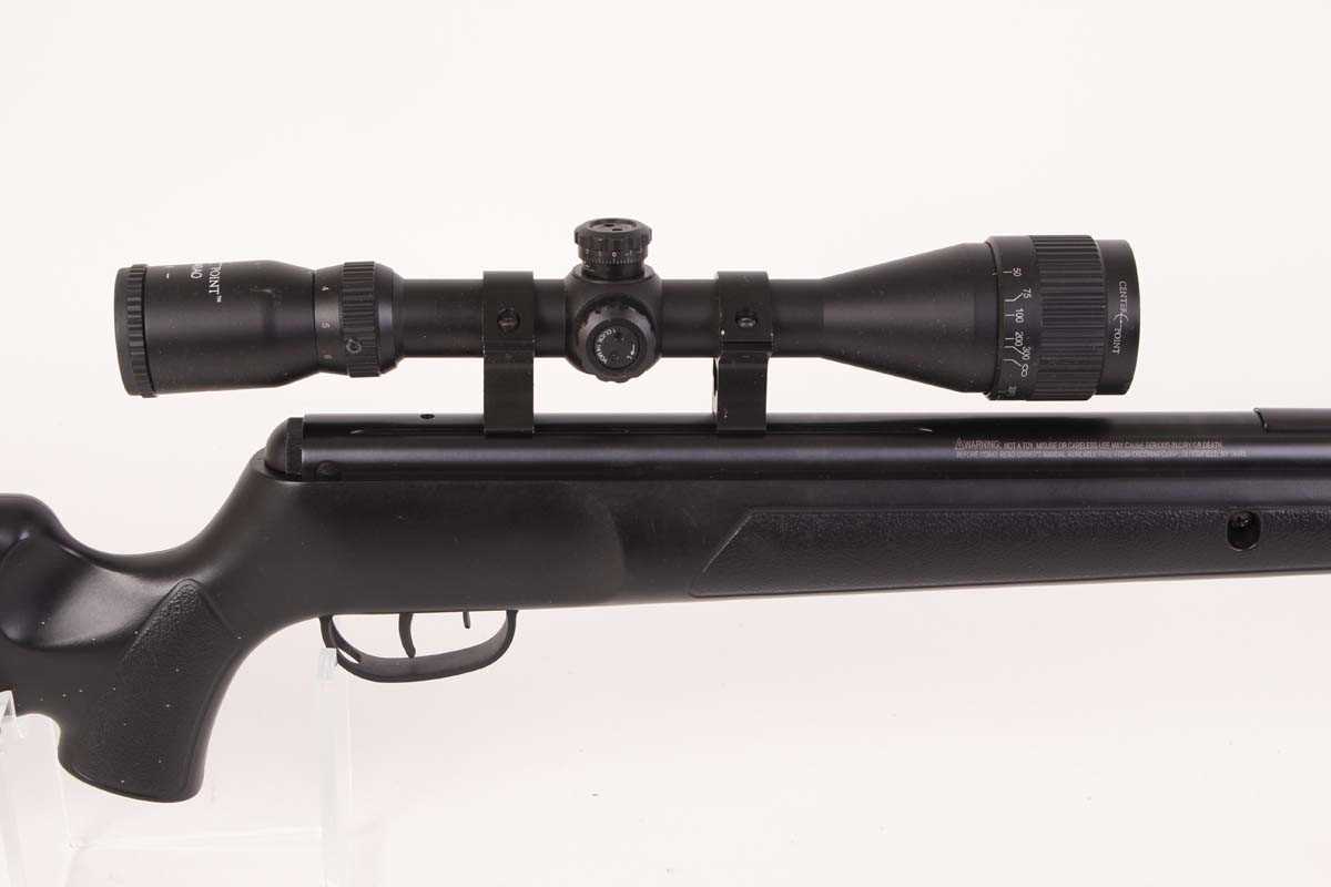 .22 Crosman Phantom MkII break barrel air rifle, mounted 3-9x40 Center Point scope, black - Image 3 of 6