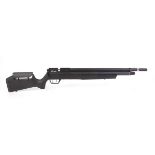 .22 Benjamin Marauder PCP bolt action air rifle, black synthetic stock, boxed with magazine and fill