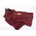 Two Jack Pyke fleece gilets in burgundy size M, as new