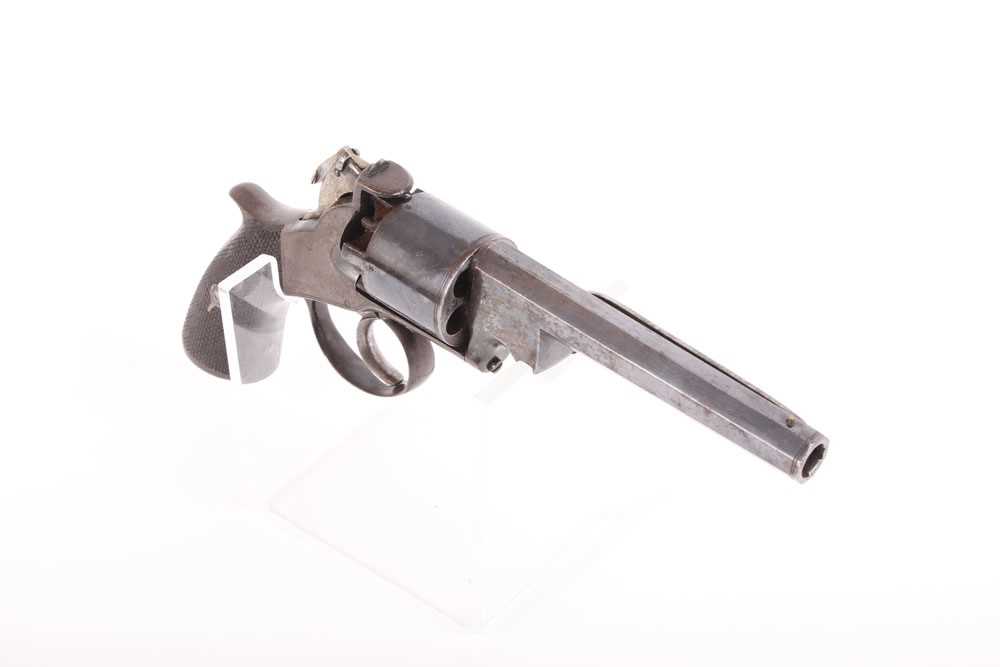 (S58) Cased .400 Webley Percussion Revolver, 4¾ ins octagonal barrel with bead foresight, Birmingham - Image 6 of 39