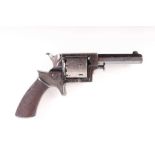 (S58) .320 (rim) Tranter Patent Closed Frame Revolver, 3½ ins octagonal barrel engraved at the