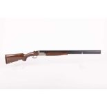 Ⓕ (S2) 20 bore Italian over and under, ejector, 27½ ins barrels, ½ & ic, file cut ventilated rib,