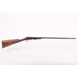 Ⓕ (S2) .410 Belgian semi-hammer, 25½ ins part-octagonal barrel, folding sidelever action, 13½ ins