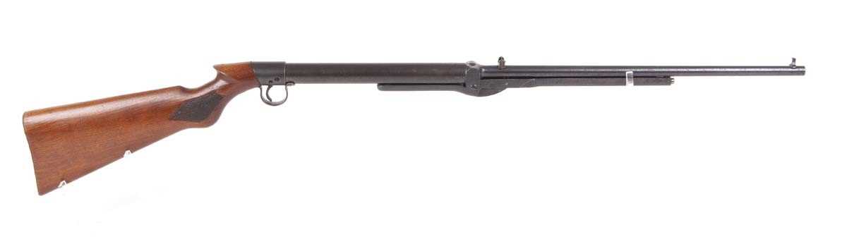 ~Cat Amendment~.22 pre-war (1921) BSA Standard 'Long Tom' air rifle, open sights, tap loading, no.