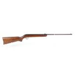 .177 BSA Cadet Major break barrel air rifle, open sights, impressed BSA to stock, no. CA36468