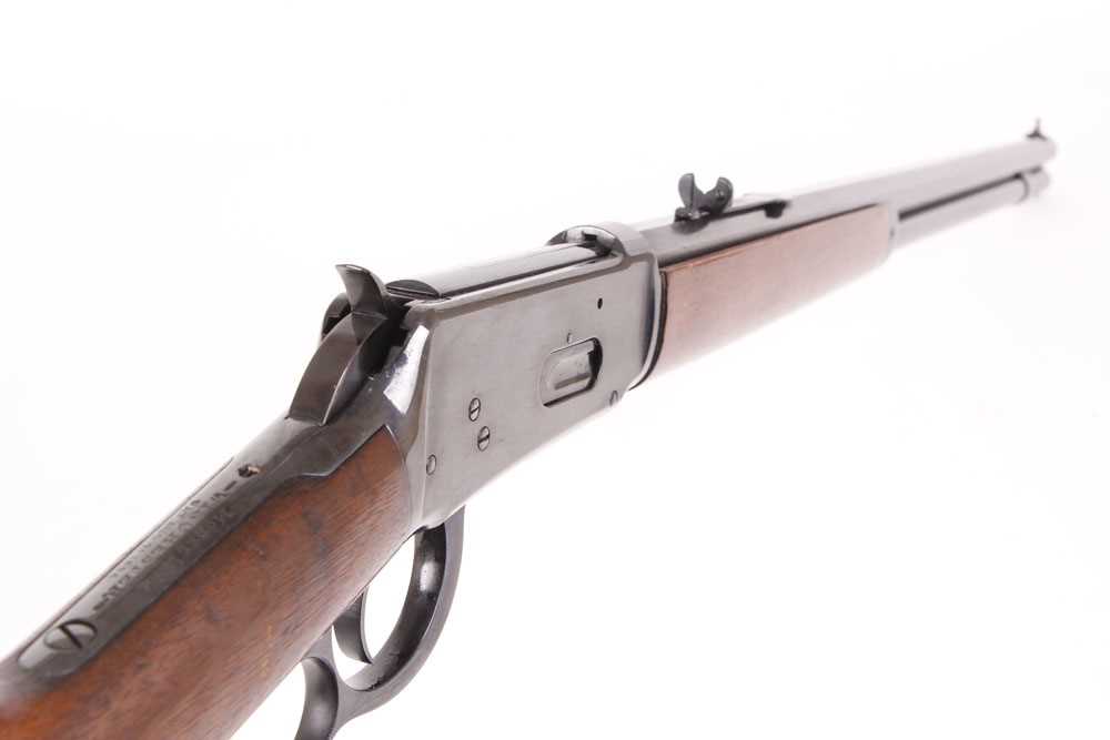 (S58) .32-40 Winchester Model 1894 lever action rifle, 24½ ins octagonal barrel with blade and - Image 10 of 10