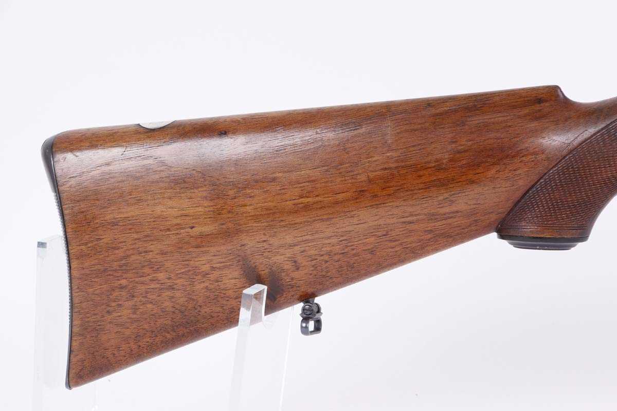 Ⓕ (S1) 6.5 x 54mm Mannlicher–Schönauer bolt action sporting rifle, 23 ins barrel with raised blade - Image 3 of 7