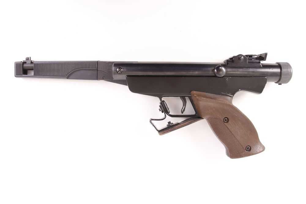 .177 Original Diana Model 6M (1979) break barrel target air pistol, open sights, target grip, no. - Image 4 of 4