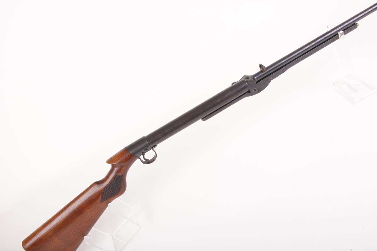 ~Cat Amendment~.22 pre-war (1921) BSA Standard 'Long Tom' air rifle, open sights, tap loading, no. - Image 9 of 9