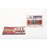 A Lage Uniwad vintage cartridge display, together with card display sign for Greenwood & Batley
