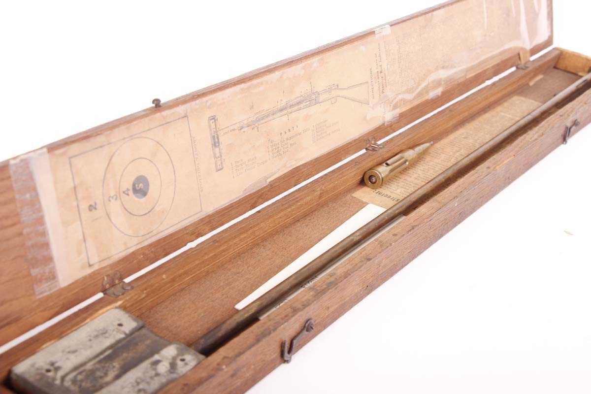 .30-06 Hollifield Target Practice rod indicator/dotter and cartridge in wooden case - Image 3 of 4