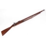 Ⓕ (S2) .58 (smooth) Euroarms of America percussion 3-band black powder musket, 38½ ins full