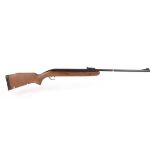 .22 BSA Mercury S break barrel air rifle, open sights, pistol grip stock with recoil pad, no.