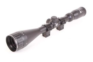 +VAT Nikko Stirling 4-16x50 AO Mountmaster rifle scope with mounts