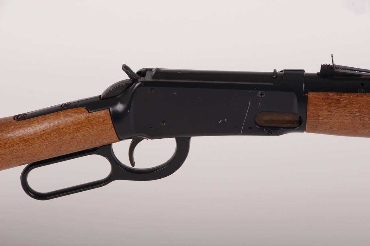 .177 (BB) Daisy 1984 'Woodstock' lever action air rifle, open sights, straight stock with saddle - Image 3 of 8