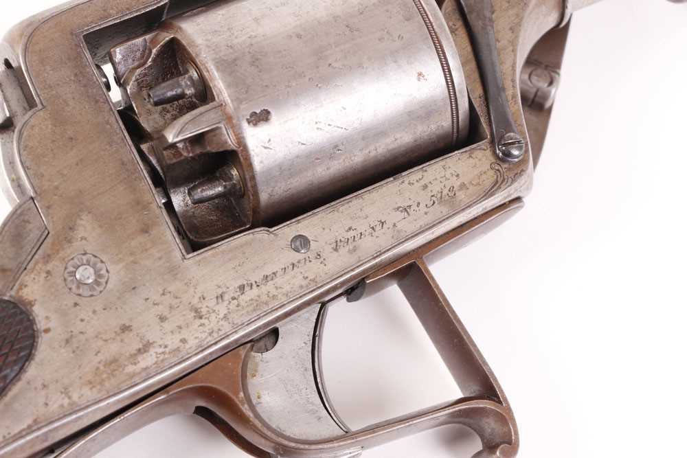 (S58) 32 bore William Tranter's Patent Double Trigger Percussion Revolving Rifle, 21 ins brown - Image 8 of 13