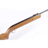 .22 BSA Airsporter Mk6 under lever air rifle, hooded blade and adjustable sights, tap loading, no.