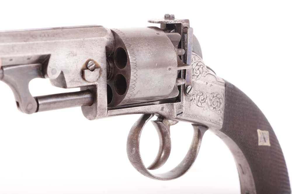 (S58) .400 Webley Bentley Wedge frame Percussion Revolver, 4½ ins octagonal barrel with engraved - Image 24 of 26