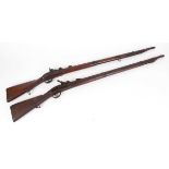 (S58) 11.15mm Werndl M1867 breech loading rifle, dated '68, 33 ins full stocked steel banded