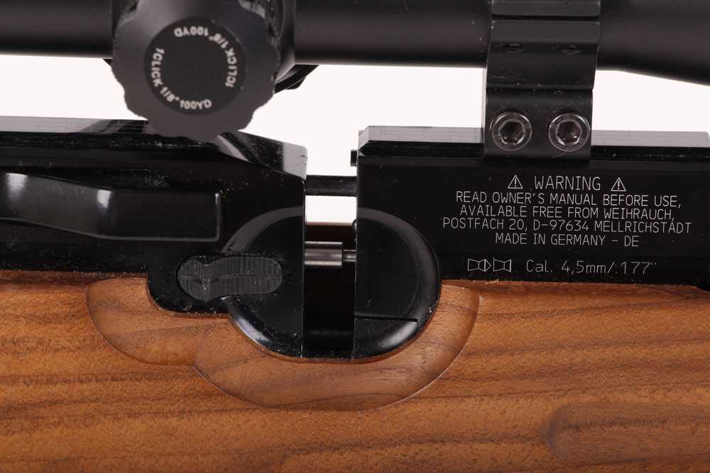 .177 Weihrauch HW 100 pre-charged multi-shot air rifle, fitted moderator, mounted 10 x 44 IRS MTC - Image 8 of 12