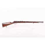 (S58) 15.2mm Dreyse M60 1874 Needle Fire Border Guard Rifle, bolt action, 24 ins full stocked barrel