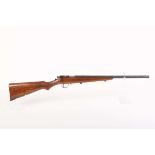 Ⓕ +VAT (S1) .220 BSA folding poachers rifle, bolt action, 19 ins barrel, figured stock (previous