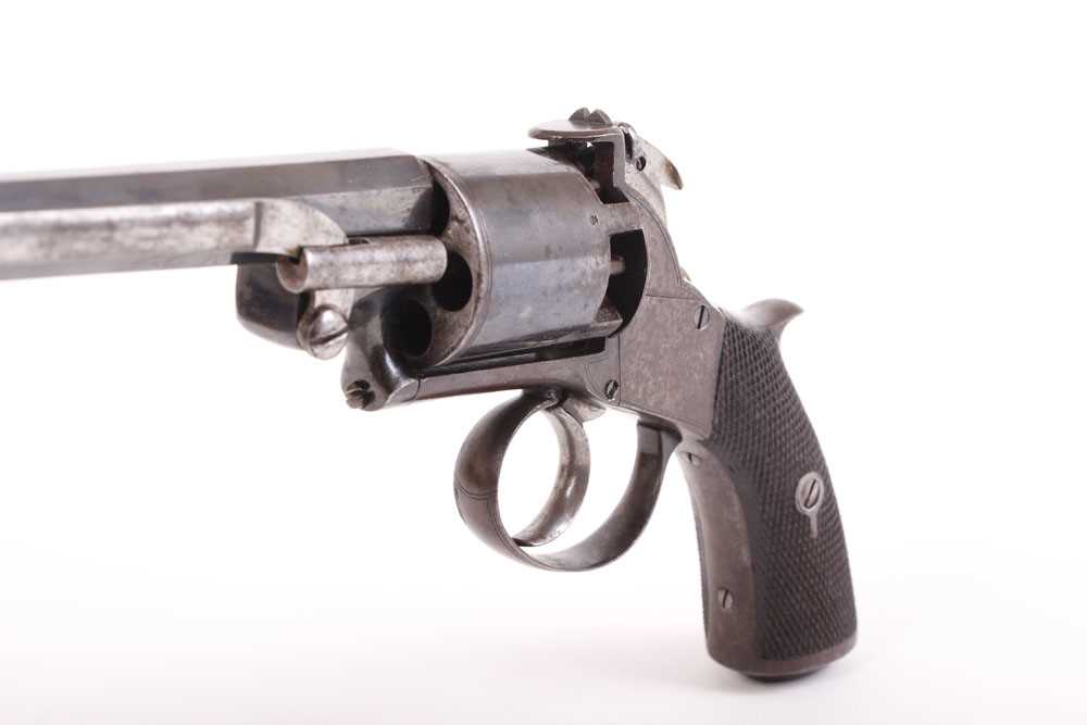 (S58) Cased .400 Webley Percussion Revolver, 4¾ ins octagonal barrel with bead foresight, Birmingham - Image 11 of 39