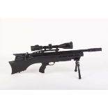 +VAT .22 Daystate Pulsar PCP air rifle with electronic firing system, side lever action with in-