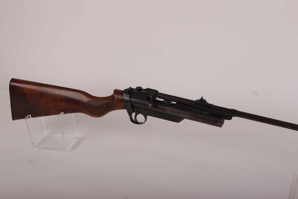 .177 Webley Service MkII air rifle, blade and notch sights, folding aperture rear sight, bolt - Image 8 of 13