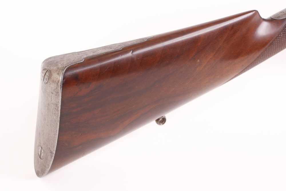 (S58) 32 bore William Tranter's Patent Double Trigger Percussion Revolving Rifle, 21 ins brown - Image 5 of 13