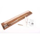 .30-06 Hollifield Target Practice rod indicator/dotter and cartridge in wooden case