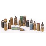 Nine various collectors cigarette lighters, all in the form of shotgun cartridges, Eley-Kynoch 16