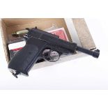 Crosman BB 338 Auto Co2 air pistol, boxed with quantity of BB's