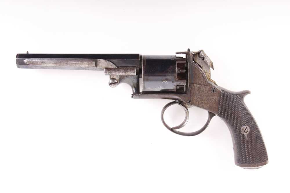 (S58) Cased .400 Webley Percussion Revolver, 4¾ ins octagonal barrel with bead foresight, Birmingham - Image 4 of 39