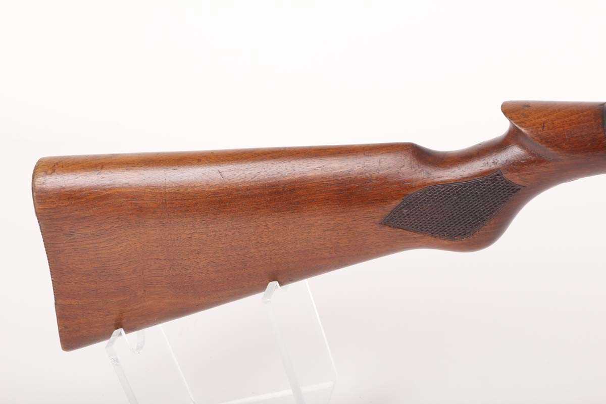 ~Cat Amendment~.22 pre-war (1921) BSA Standard 'Long Tom' air rifle, open sights, tap loading, no. - Image 2 of 9