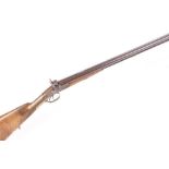 (S58) 14 bore/20 bore Percussion Cape Rifle by E. M. Reilly & Co. c.1860, 29½ ins brown damascus