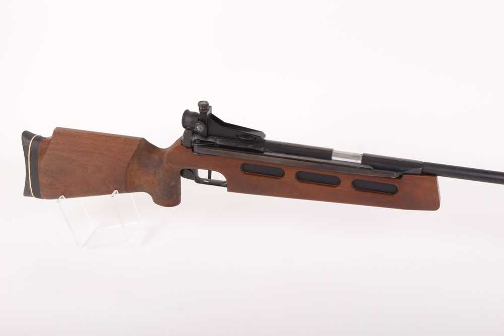 .177 Original Mod.75 side lever target air rifle, tunnel foresight, adjustable aperture rear - Image 6 of 9