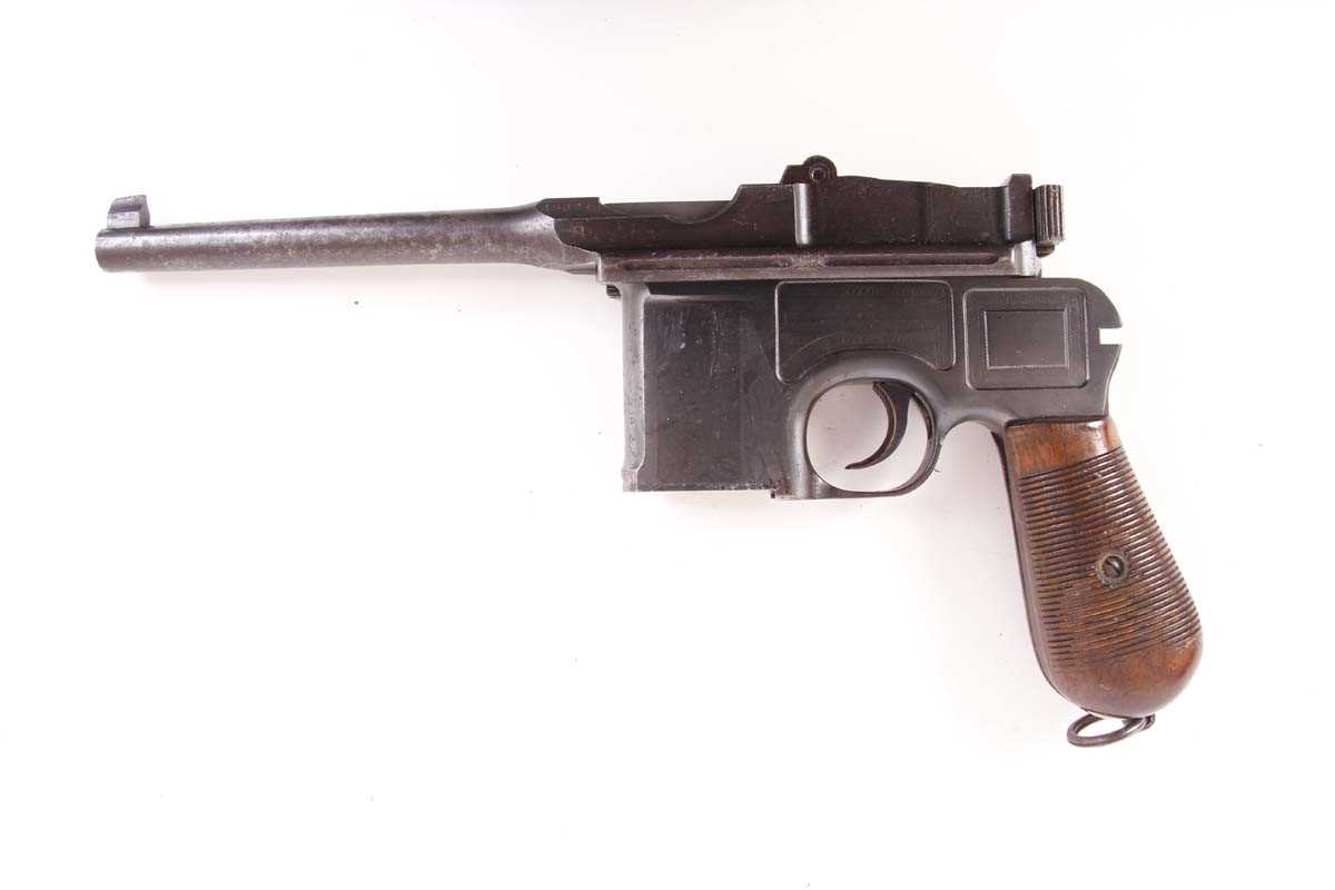 Ⓕ (S5) The parts of a 7.65mm 'Broomhandle' Mauser semi-automatic pistol, no. 236215 - Image 3 of 3