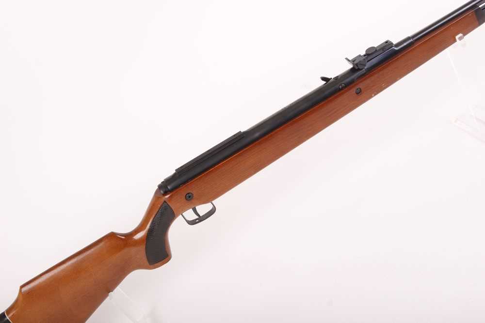 .177 Original Mod. 50 under lever air rifle, hooded blade foresight, adjustable rear sight, scope - Image 6 of 10