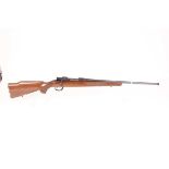 Ⓕ (S1) .243 Midland Gun Co. bolt action rifle, 24 ins barrel screw cut for moderator (capped),