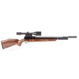 .177 Webley FX2000 pcp bolt action air rifle, moderated barrel, mounted 8x56 Nikko Stirling Gold