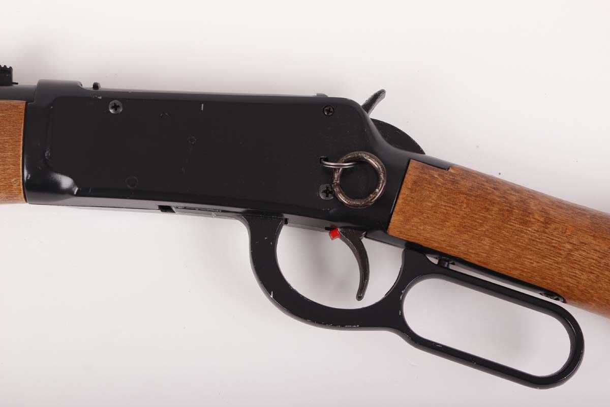 .177 (BB) Daisy 1984 'Woodstock' lever action air rifle, open sights, straight stock with saddle - Image 8 of 8