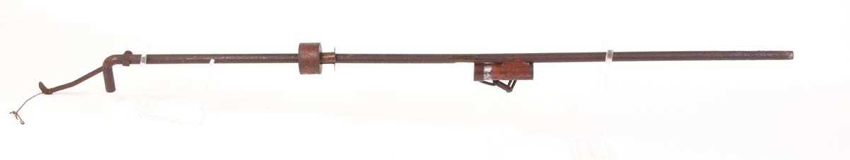 Victorian iron poachers lever action alarm gun