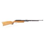 .22 Relum Tornado under lever air rifle, open sights, tap loading, scope rail, Monte Carlo stock,