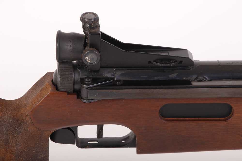 .177 Original Mod.75 side lever target air rifle, tunnel foresight, adjustable aperture rear - Image 3 of 9