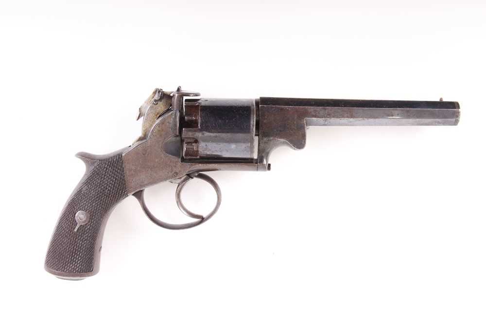 (S58) Cased .400 Webley Percussion Revolver, 4¾ ins octagonal barrel with bead foresight, Birmingham - Image 3 of 39