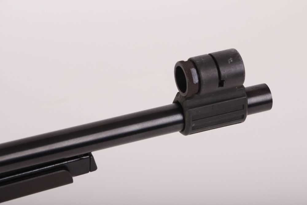 .177 Original Mod. 50 under lever air rifle, hooded blade foresight, adjustable rear sight, scope - Image 5 of 10