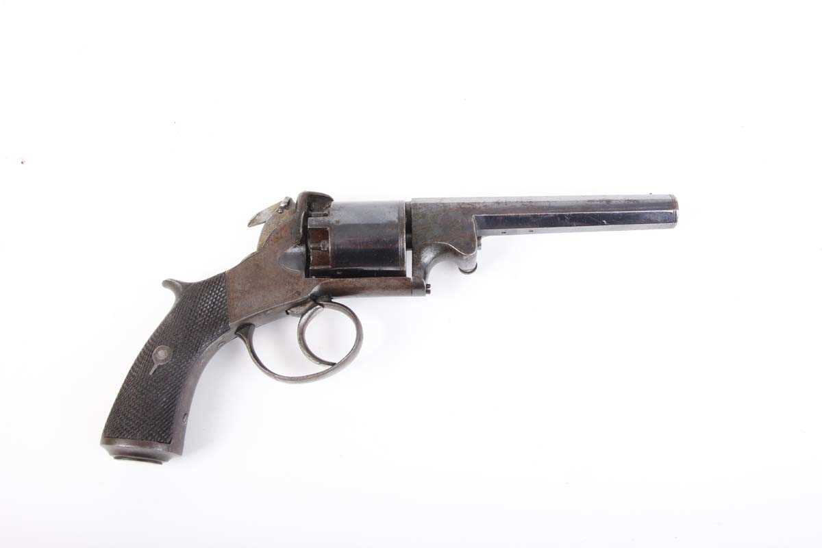 (S58) Cased .400 Webley Percussion Revolver, 4¾ ins octagonal barrel with bead foresight, Birmingham - Image 17 of 39