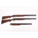 Ⓕ (S2) 12 bore Baikal over and under Two-barrel set, 28½ & 26½ ins ejector barrels, each with